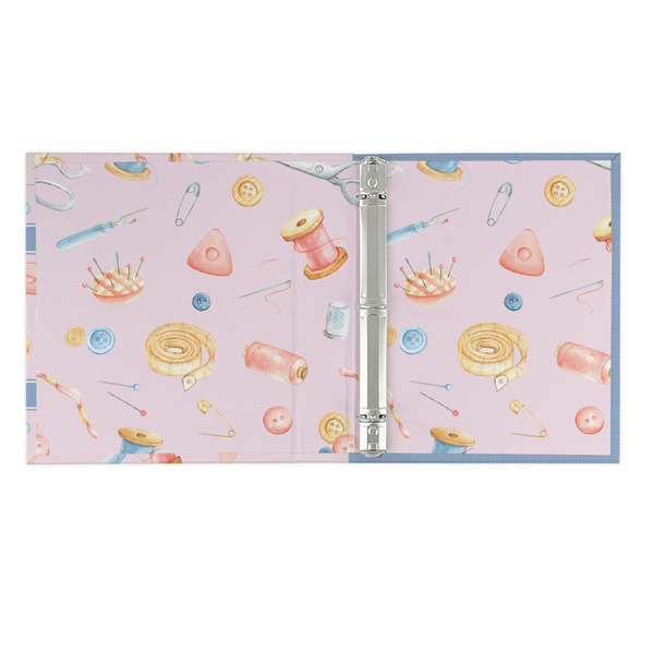 Sewing Time 3 Ring Binders - Full Wrap - 1" - OPEN INSIDE