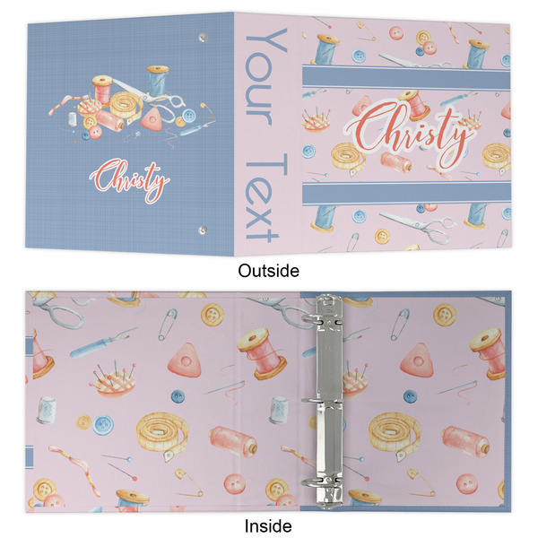 Sewing Time 3 Ring Binders - Full Wrap - 2" - APPROVAL