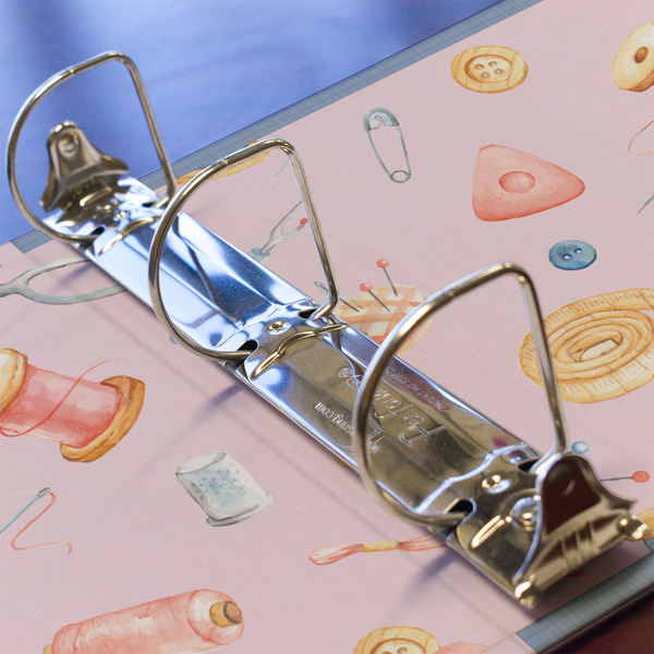 Sewing Time 3 Ring Binders - Full Wrap - 2" - DETAIL