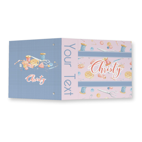 Sewing Time 3 Ring Binders - Full Wrap - 2" - OPEN OUTSIDE