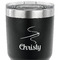 Sewing Time 30 oz Stainless Steel Ringneck Tumbler - Black - CLOSE UP