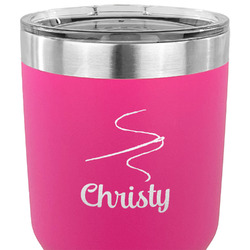 Sewing Time 30 oz Stainless Steel Tumbler - Pink - Double Sided (Personalized)