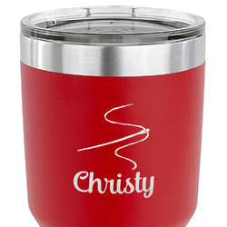 Sewing Time 30 oz Stainless Steel Tumbler - Red - Double Sided (Personalized)