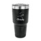 Sewing Time 30 oz Stainless Steel Ringneck Tumblers - Black - FRONT