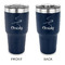 Sewing Time 30 oz Stainless Steel Tumbler - Navy - Double Sided (Personalized)