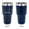 Sewing Time 30 oz Stainless Steel Ringneck Tumblers - Navy - Single Sided - APPROVAL