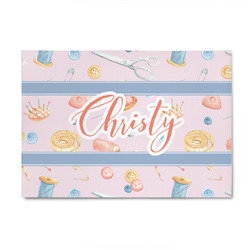 Sewing Time 4' x 6' Patio Rug (Personalized)