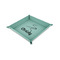 Sewing Time 6" x 6" Teal Leatherette Snap Up Tray - CHILD MAIN