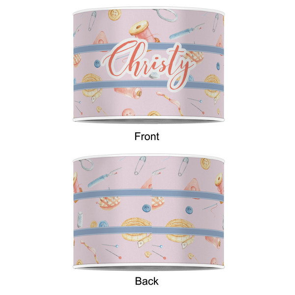 Sewing Time 8" Drum Lampshade - APPROVAL (Poly Film)