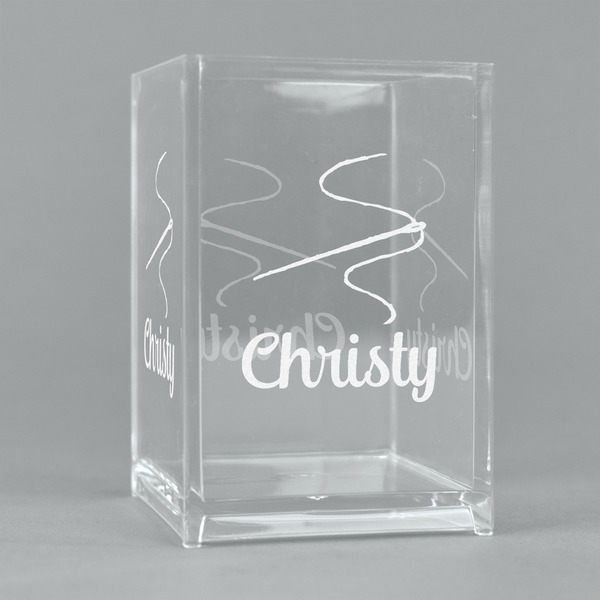 Custom Sewing Time Acrylic Pen Holder (Personalized)
