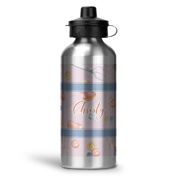 Custom Sewing Time Water Bottles - 20 oz - Aluminum (Personalized)