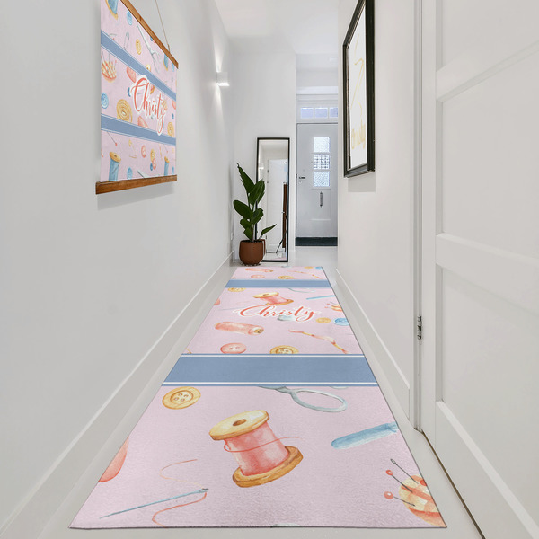 Sewing Time Area Rug Sizes - In Context (vertical)