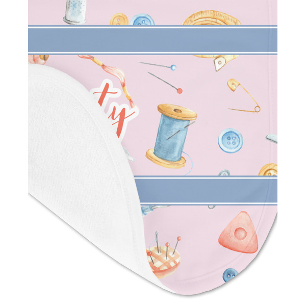 Sewing Time Baby Bib - AFT detail