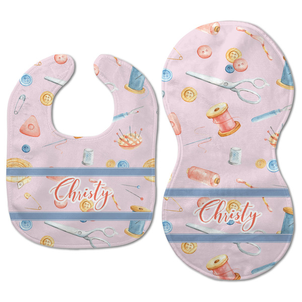 Sewing Time Baby Bib & Burp Set - Approval (new bib & burp)