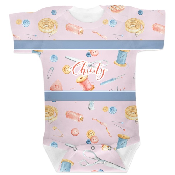 Custom Sewing Time Baby Bodysuit 3-6 (Personalized)