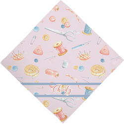 Sewing Time Dog Bandana Scarf w/ Name or Text