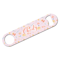 Sewing Time Bar Bottle Opener - White w/ Name or Text