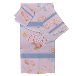 Sewing Time Bath Towel Set - 3 Pcs (Personalized)