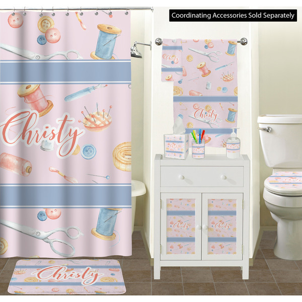 Sewing Time Bathroom Scene