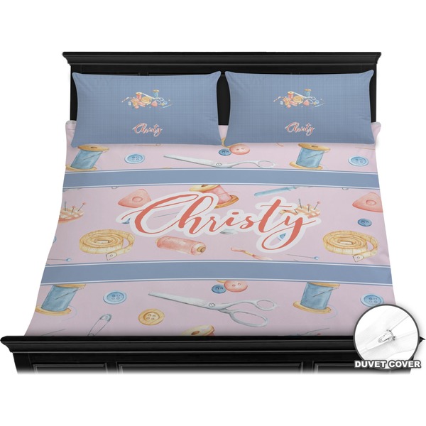 Sewing Time Bedding Set (King) - Duvet
