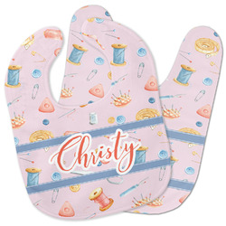 Sewing Time Baby Bib w/ Name or Text