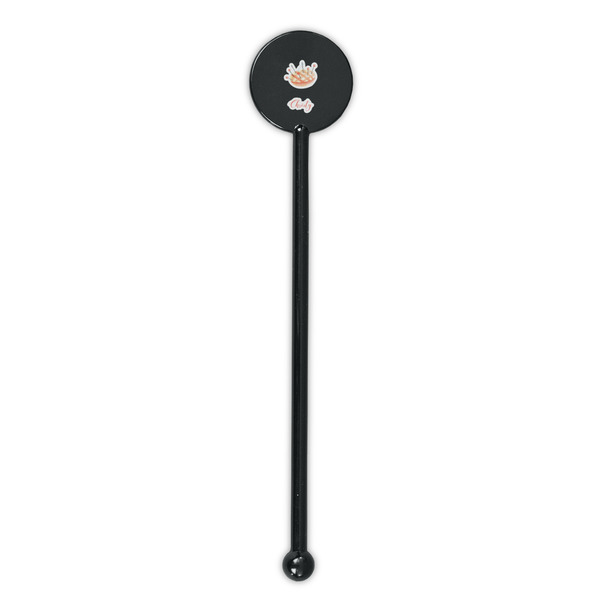 Sewing Time Black Plastic 5.5" Stir Stick - Round - Single Stick
