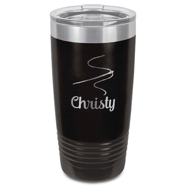 Sewing Time Black Polar Camel Tumbler - 20oz - Front