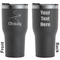 Sewing Time Black RTIC Tumbler - Front and Back