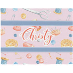 Sewing Time Woven Fabric Placemat - Twill w/ Name or Text