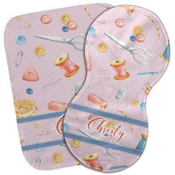 Sewing Time Burp Cloth (Personalized)