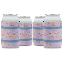 Sewing Time Can Cooler (12 oz) - Set of 4 w/ Name or Text