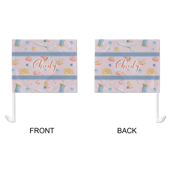 Sewing Time Car Flag - Large - APPROVAL