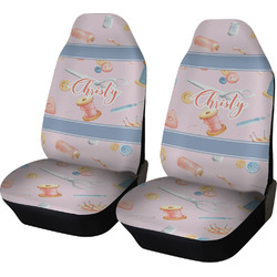 Sewing Time Car Seat Covers (Set of Two) (Personalized)