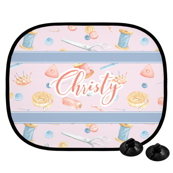 Custom Sewing Time Car Side Window Sun Shade (Personalized)