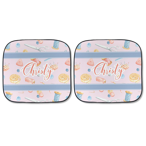 Sewing Time Car Sun Shades - FRONT