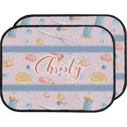 Sewing Time Car Floor Mats (Back Seat) (Personalized)