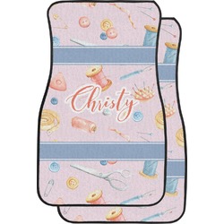 Sewing Time Car Floor Mats (Front Seat) (Personalized)