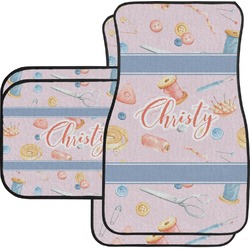 Sewing Time Car Floor Mats Set - 2 Front & 2 Back (Personalized)