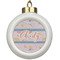 Sewing Time Ceramic Ball Ornament (Personalized)