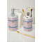 Sewing Time Ceramic Bathroom Accessories - LIFESTYLE (toothbrush holder & soap dispenser)