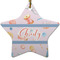 Sewing Time Ceramic Flat Ornament - Star (Front)