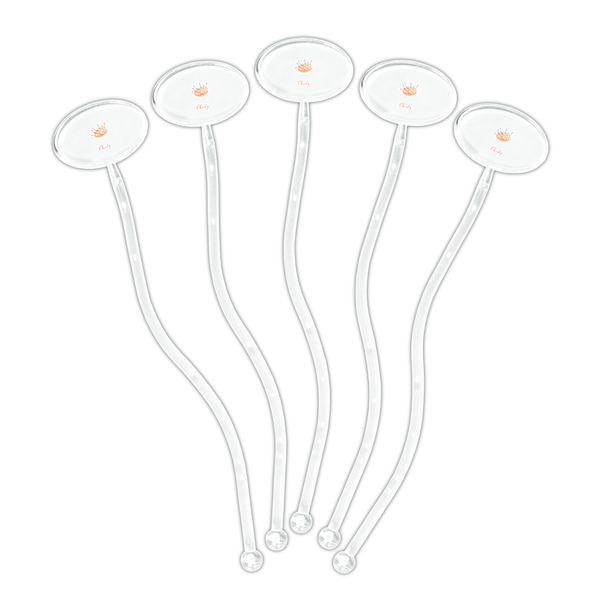 Sewing Time Clear Plastic 7" Stir Stick - Oval - Fan