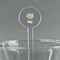 Sewing Time 5.5" Round Plastic Stir Sticks - Clear (Personalized)