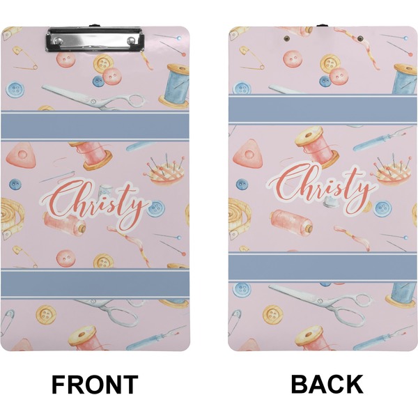 Sewing Time Clipboard (Legal) (Front + Back)