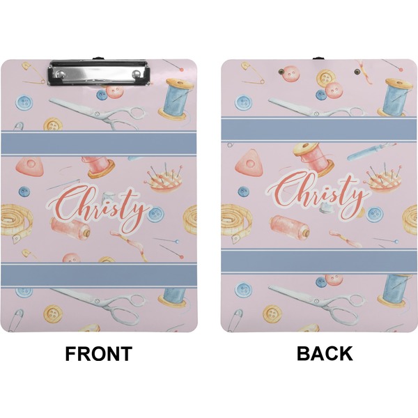 Sewing Time Clipboard (Letter) (Front + Back)