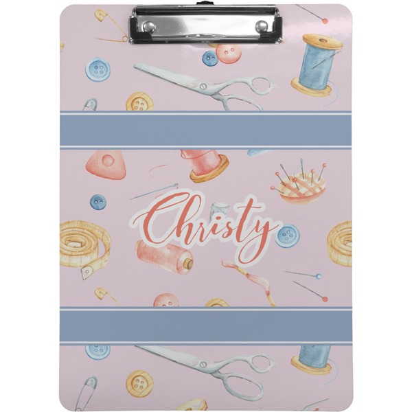 Custom Sewing Time Clipboard (Letter Size) (Personalized)