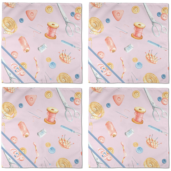 Sewing Time Cloth Napkins - Personalized Dinner (APPROVAL) Set of 4