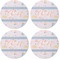 Sewing Time Coaster Round Rubber Back - Apvl