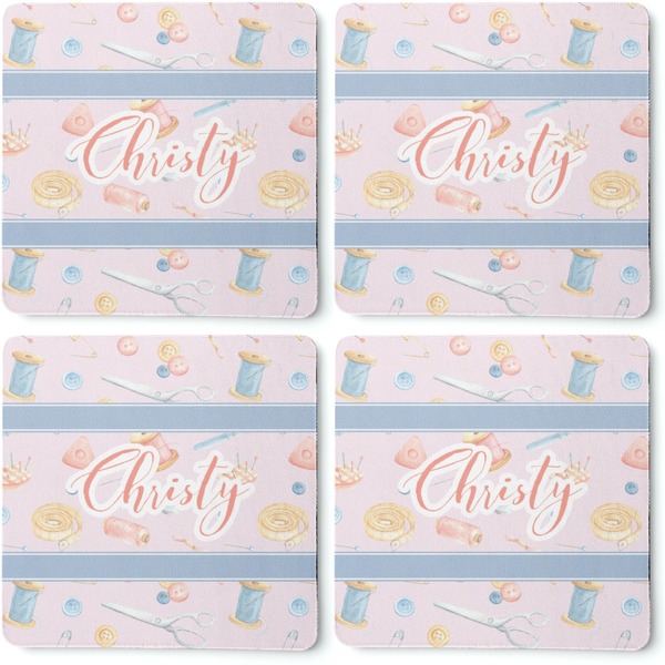 Sewing Time Coaster Rubber Back - Apvl