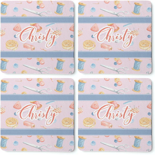 Sewing Time Coaster Rubber Back - Apvl